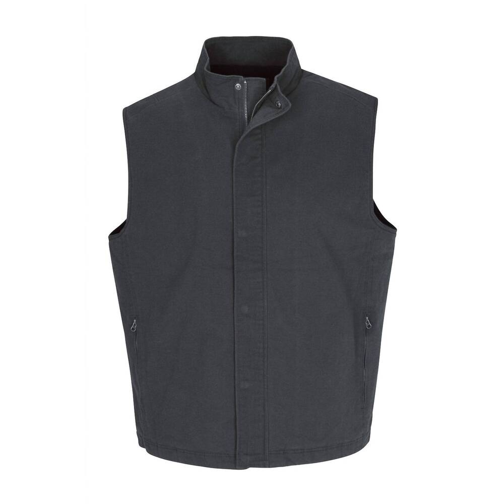 NEW NORTH RIVER men's rough ridge canvas vest in gunmetal